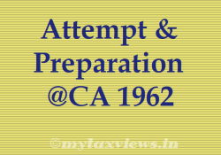 What Do Attempt & Preparation Mean Under Customs Act 1962